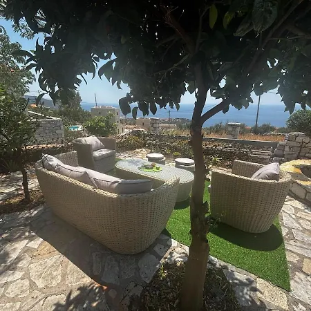 Villa Vista Featuring Amazing Sea Views With Pool, King Bed And Romantic Shower For Two * Mesokhórion